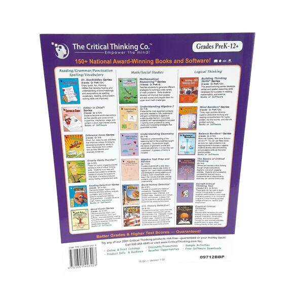 Editor in Chief Level 3 Workbook Grades 9-12+ Award Winning Critical Thinking Co - Picture 4 of 8